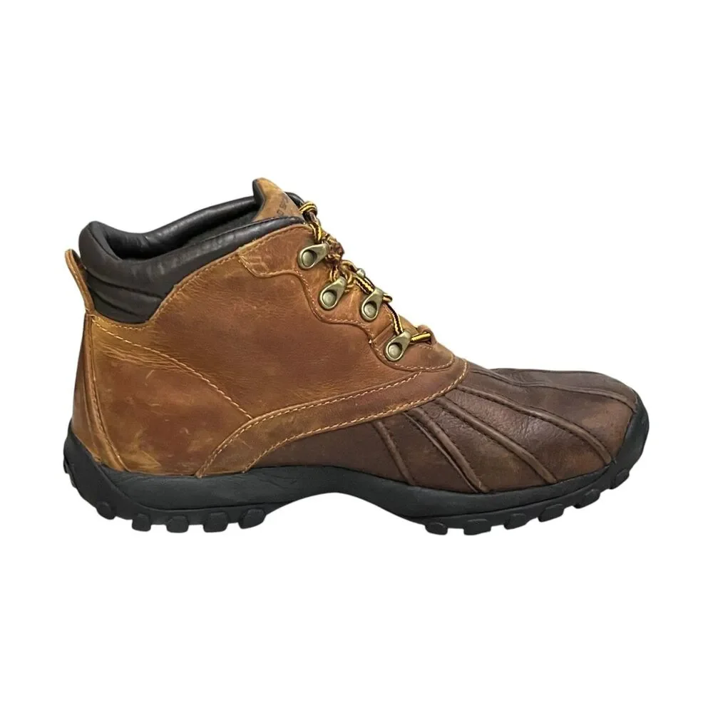 Polo Sport Ralph Lauren Dover II Leather Duck Boots Waterproof Brown Men's 12